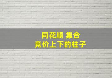 同花顺 集合竞价上下的柱子